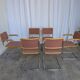 Set of 6 Vintage Cesca Chair by Bene Austria 1970s / Mid Century Chrome Din