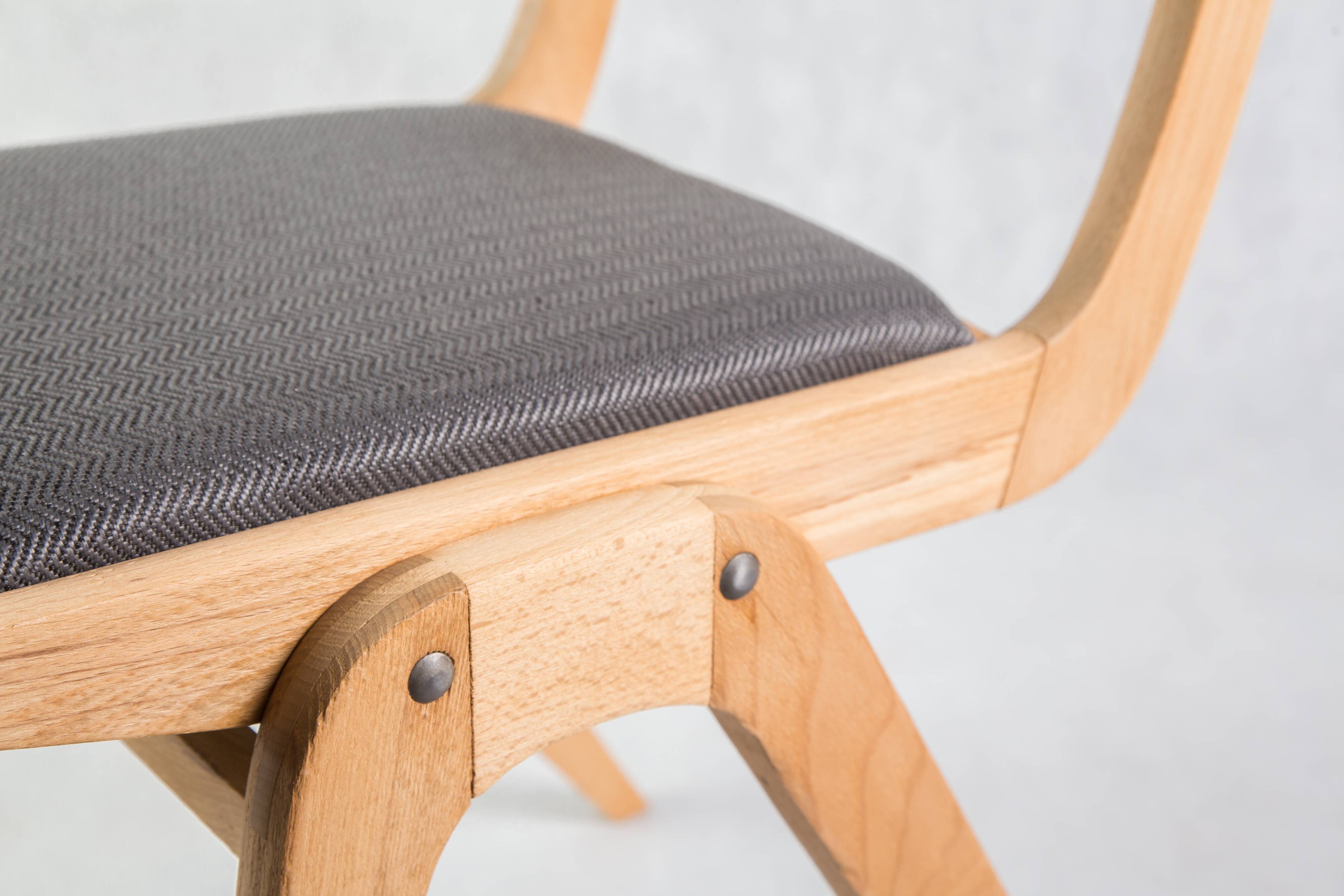 Set of 4 bumerang chairs from 1960s.