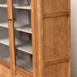 Parisian glazed wardrobe 1930 raw wood