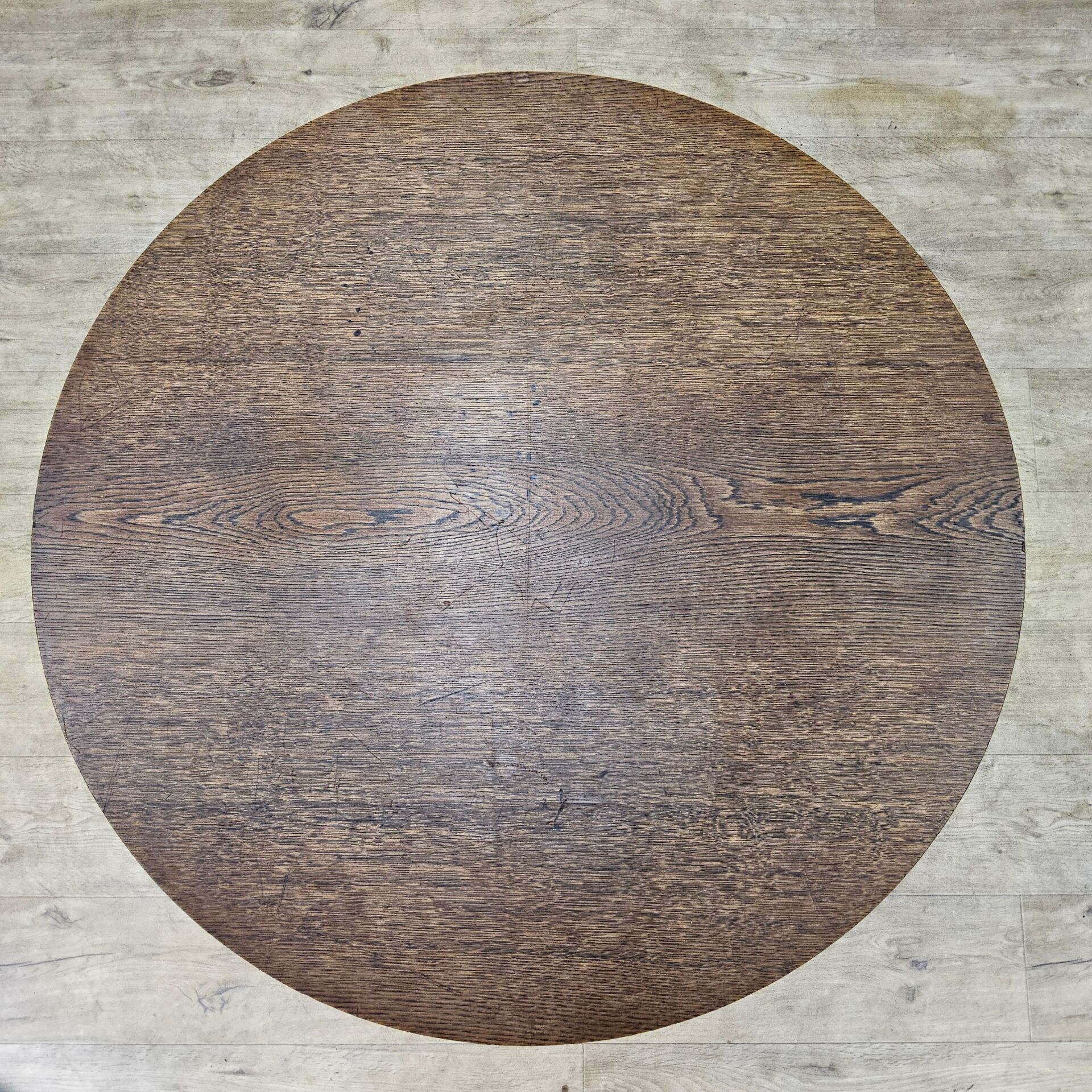 Antique oak Art Deco games table / card table