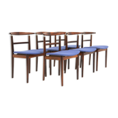 Set de 6 chaises en palissandre, Helge Sibast & Børge Rammerskov,, Danemark, 1960