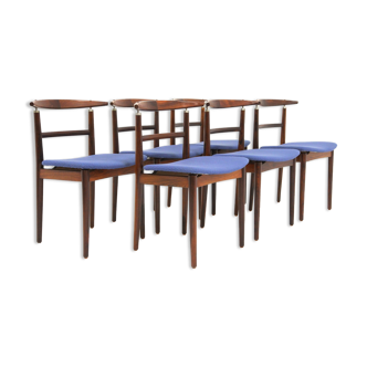 Set de 6 chaises en palissandre, Helge Sibast & Børge Rammerskov,, Danemark, 1960