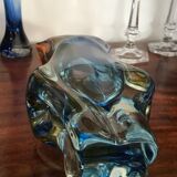 Glass vase by Art Chribska circa 1960