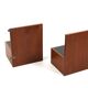 Paire de tables de chevet suspendues en teck par Hans Wegner pour Getama