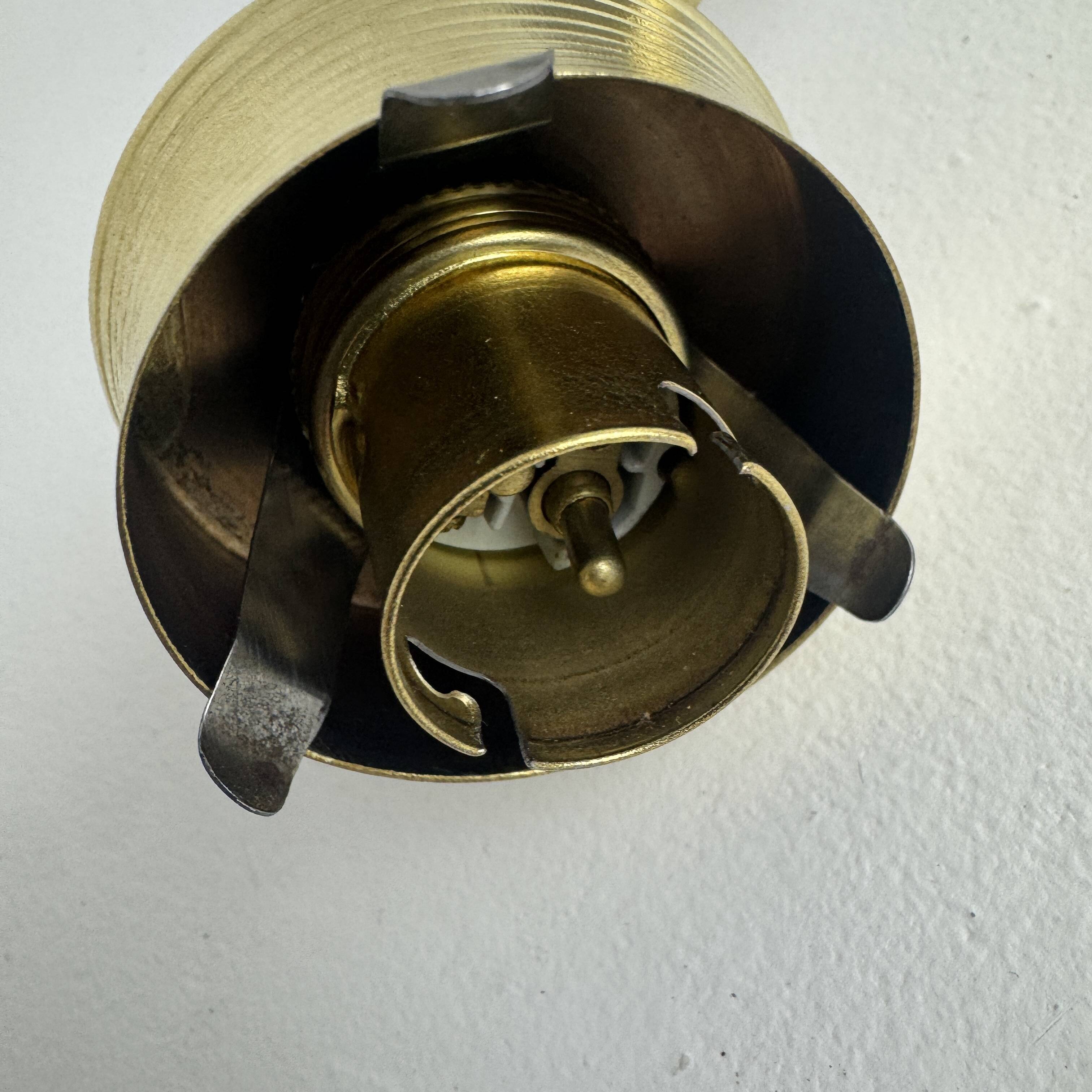 Pair of antique wall lights 1950 vintage