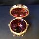 Jewelry box, candy box in gilded and enameled glass