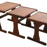 mid century  Copper nesting tables 'Birstall'