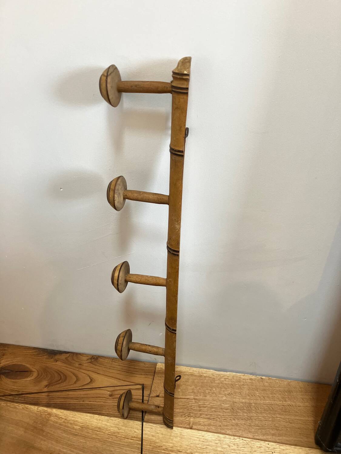 Large wooden coat rack