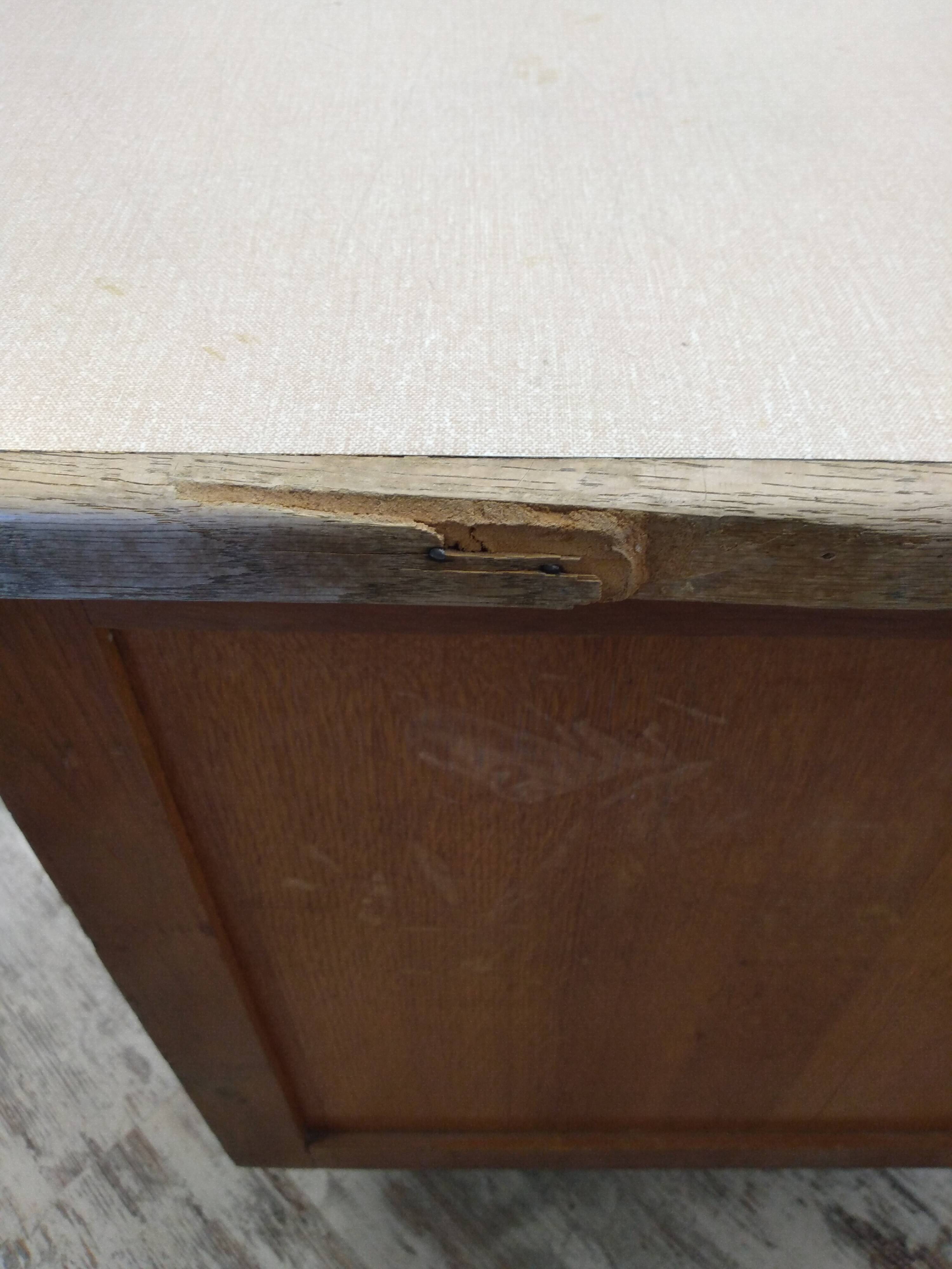 Old schoolmaster's desk