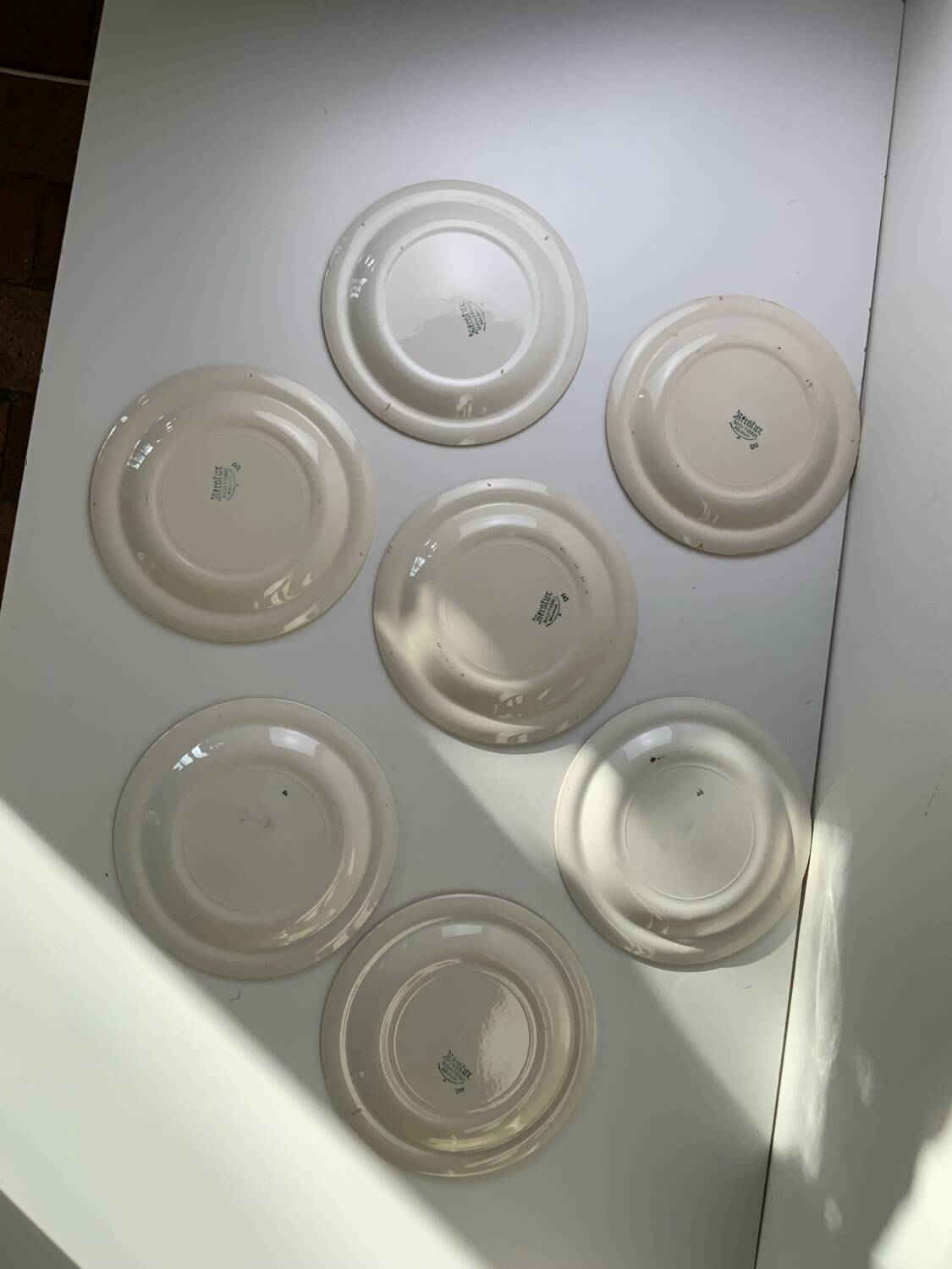 Vintage dessert plates