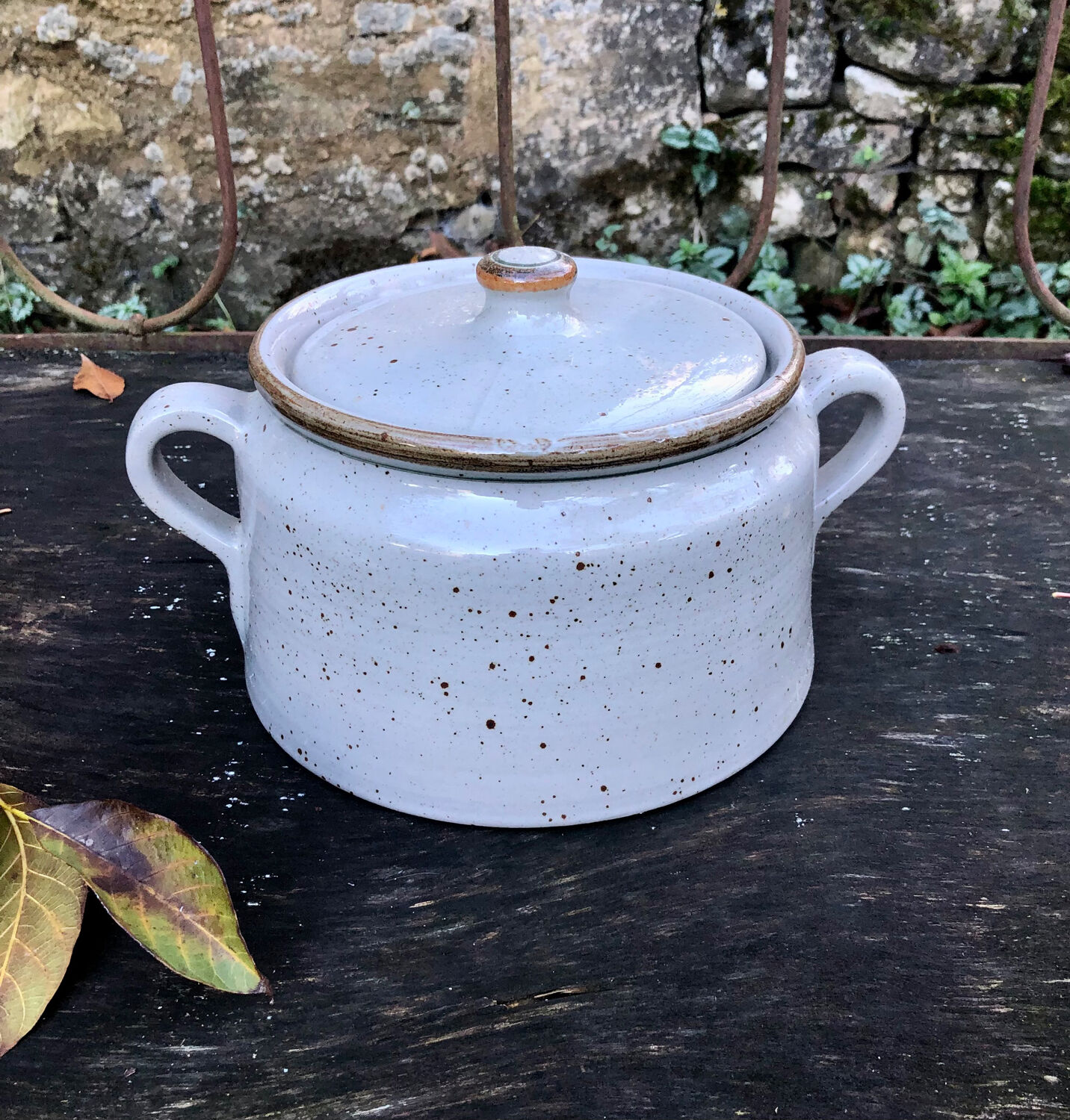 Glazed stoneware tureen