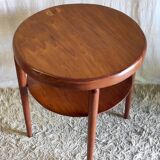 Table d'appoint style Art-Déco en bois massif - années 30/40