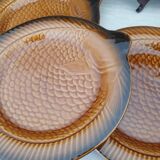 Sarreguemines 12-piece earthenware fish set