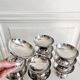 10 vintage stainless steel cups