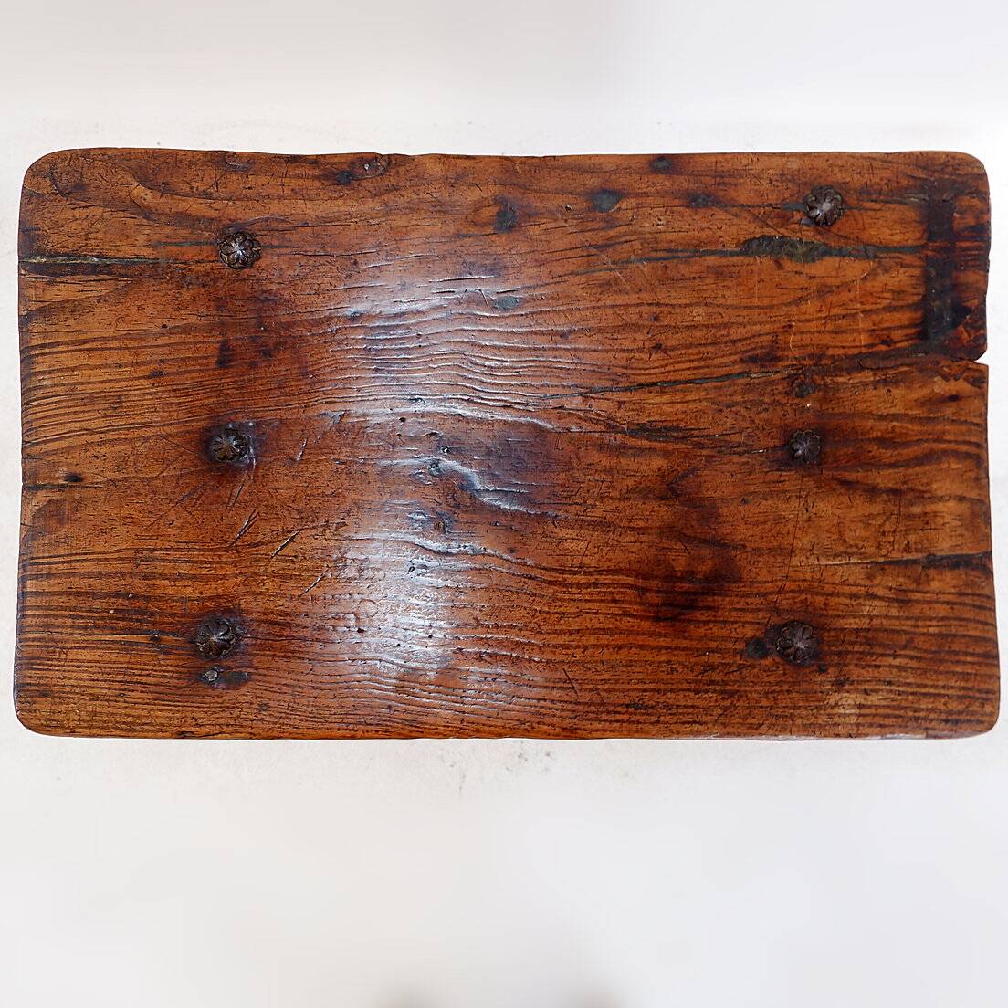 18th Century Spanish Chestnut Wood Side Table