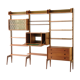 Wall Unit by John Texmon, 3 Modules, Norway, 1960s