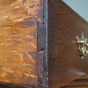 English oak chest of drawers late eighteenth century