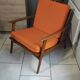 Fauteuil scandinave année 60 vintage danois