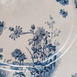 4 assiettes plates en faience de Sarreguemines, Tsarine