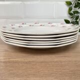 Set of 6 Porcelor Ceranord earthenware soup plates