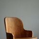 Wabi Sabi trunk armchair from the mid-20th century in pine, by a Swedish cabinetmaker, 1950s.