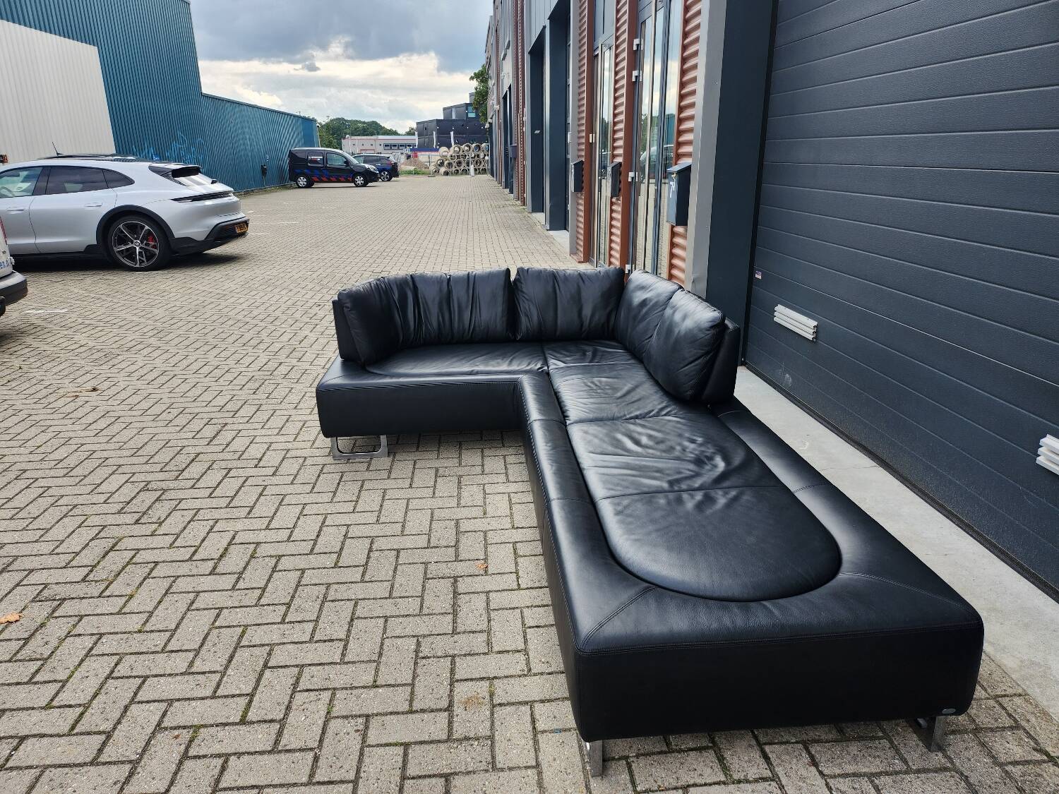de Sede DS-165 canapé lounge - cuir noir - canapé fonctionnel