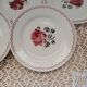 8 old Badonviller dessert plates