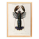 Poster about lobster, based on an old engraving from 1849.