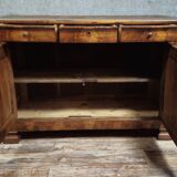 Buffet ancien époque Louis Philippe en noyer, XIXᵉ siècle
