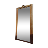 Miroir 19ème bois et stuc doré " coquille st jacques