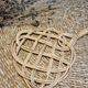 Old tape carpet/beater vintage rattan tap