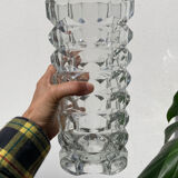 Classic transparent glass vase