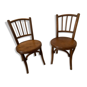 Paire chaises bistrot