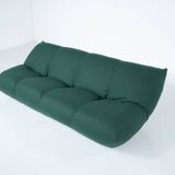 Mid-Century Modern Green Papillon Sofa by Giovannetti, Italy