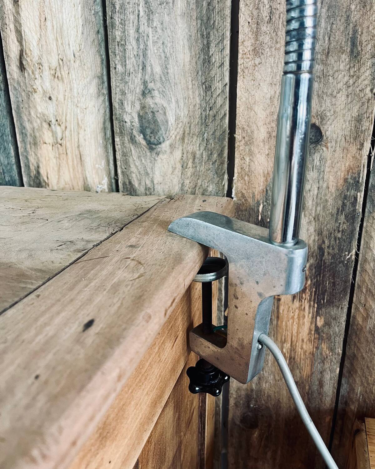 Vintage metal desk lamp