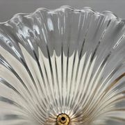Murano Glass Wall Lamps attributed to Ercole Barovier, Italy, 1940s, Set of 4