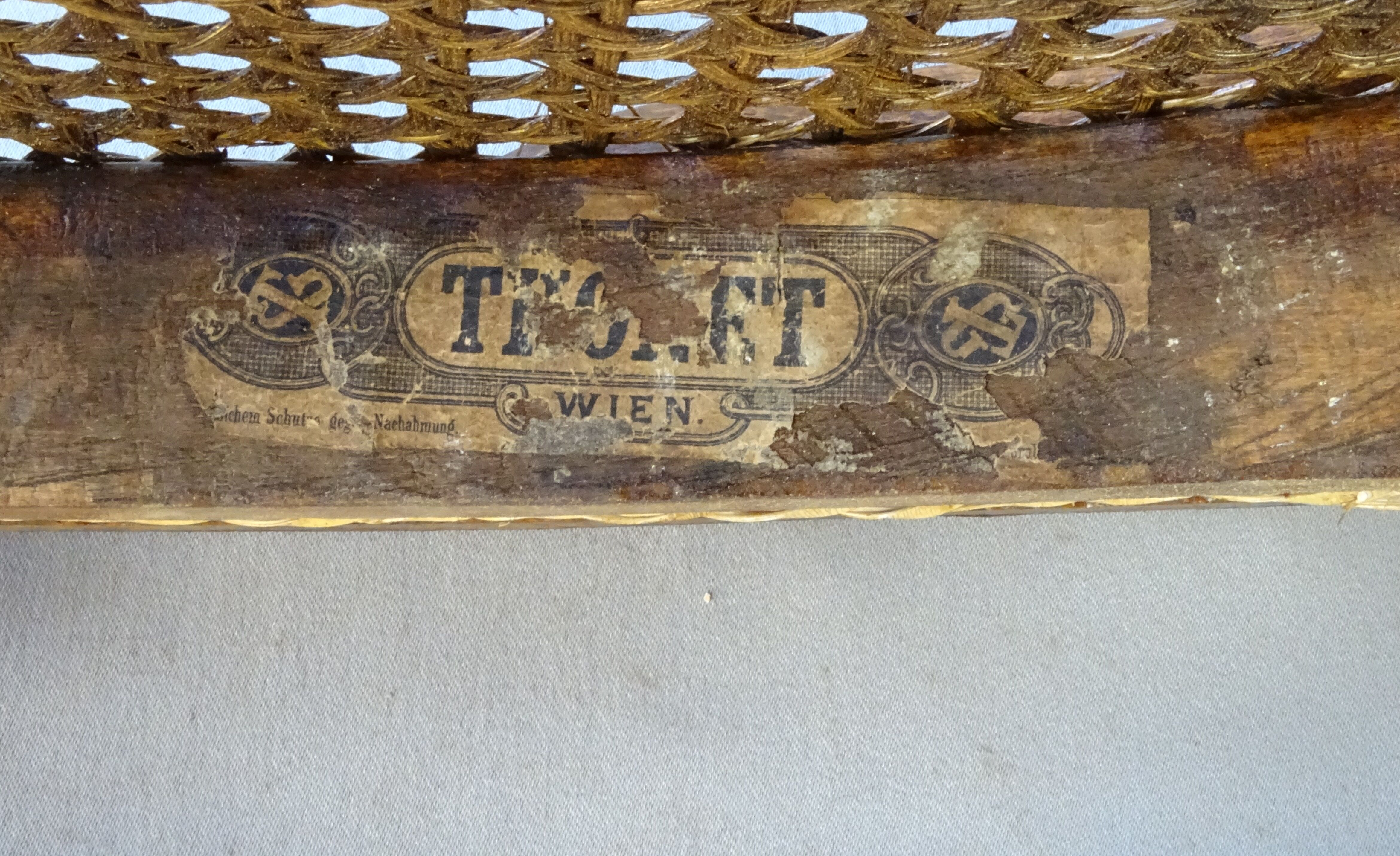 Bistrot de Vienne, chair Thonet N°25 Ca, 1880