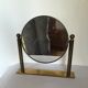 Miroir pivotant en laiton 24x26cm