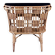 Rattan tiki bar