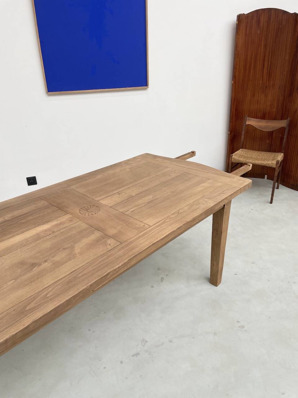 Oak farmhouse table 270 cm with extensions