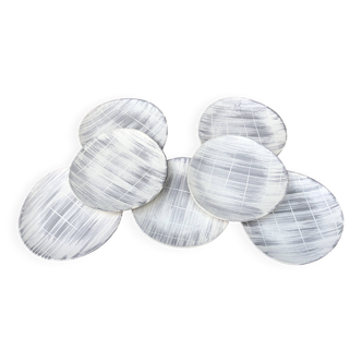 Assiettes Niderviller Voile