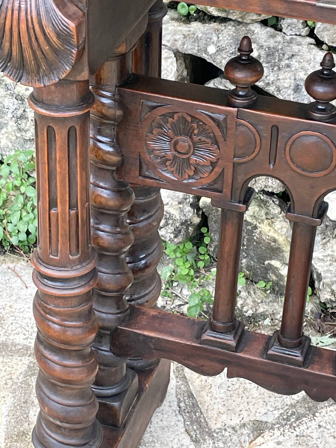Spanish Vargueno Walnut Cabinet