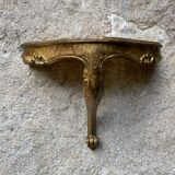 Golden Venetian wall lamp console