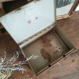 Old metal workshop box