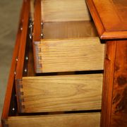 Buffet en noyer Burr & Burl avec patine