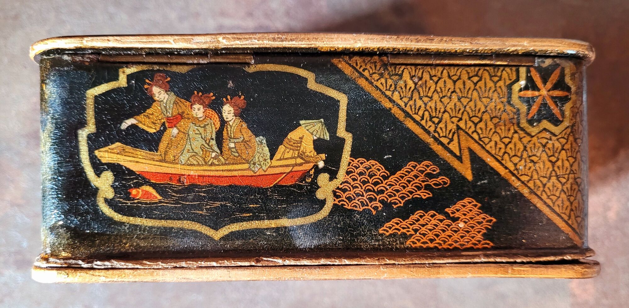 Old Vintage Boxes NINETEENTH in lacquer Asia China