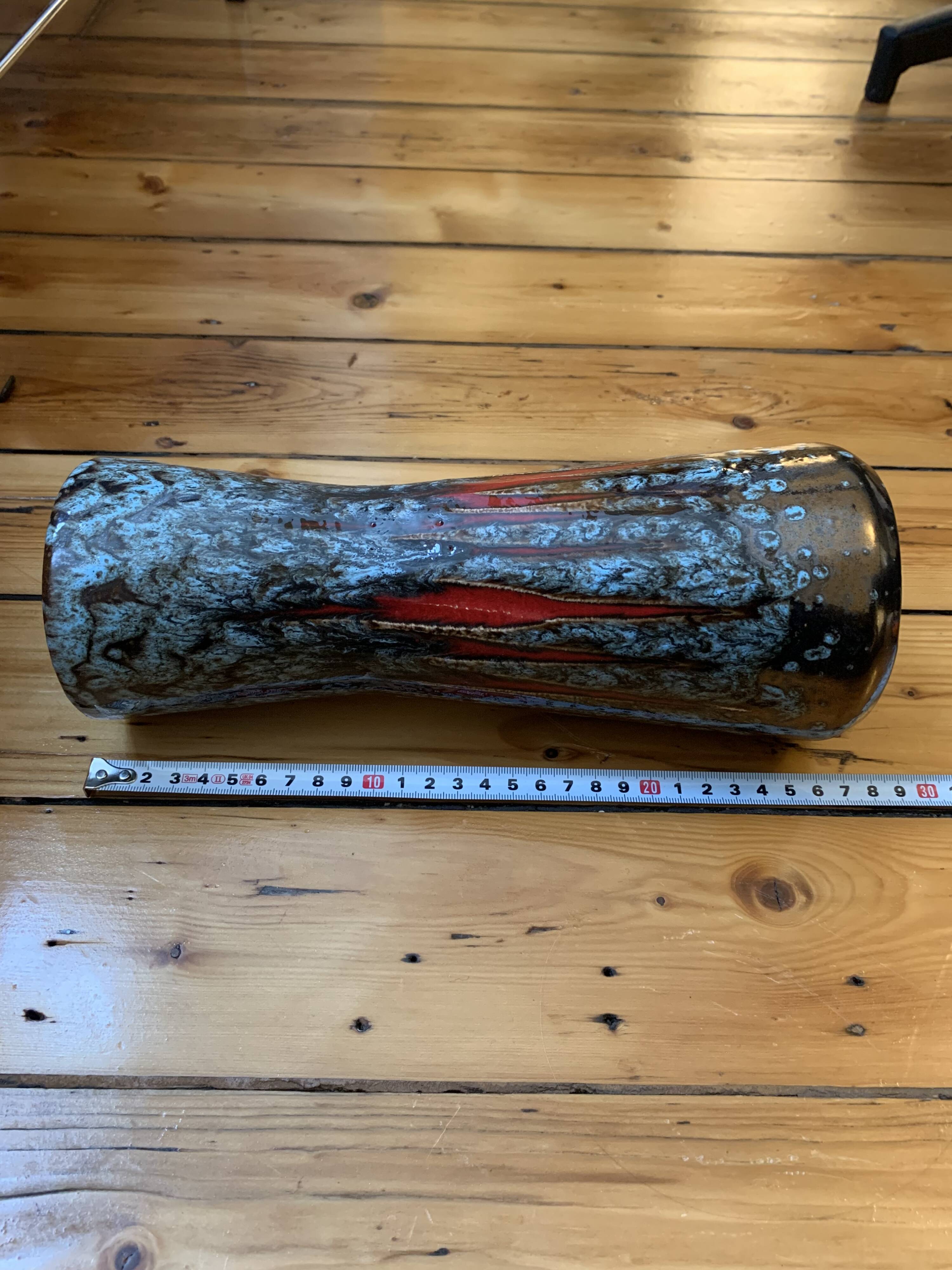 Vintage West Germany Fat Lava Vase