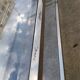 Table basse double plateau verre vintage