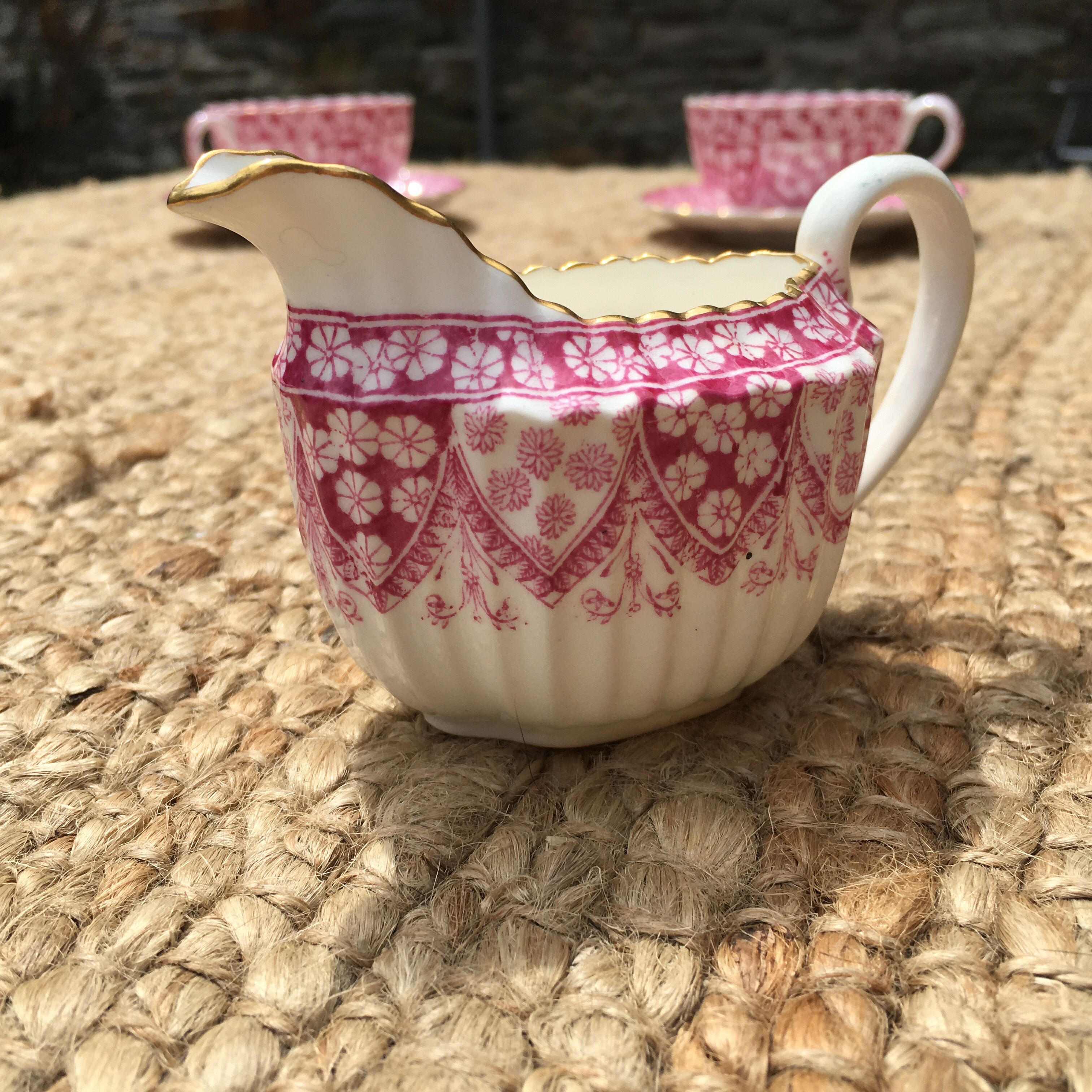19th century English porcelain tea service