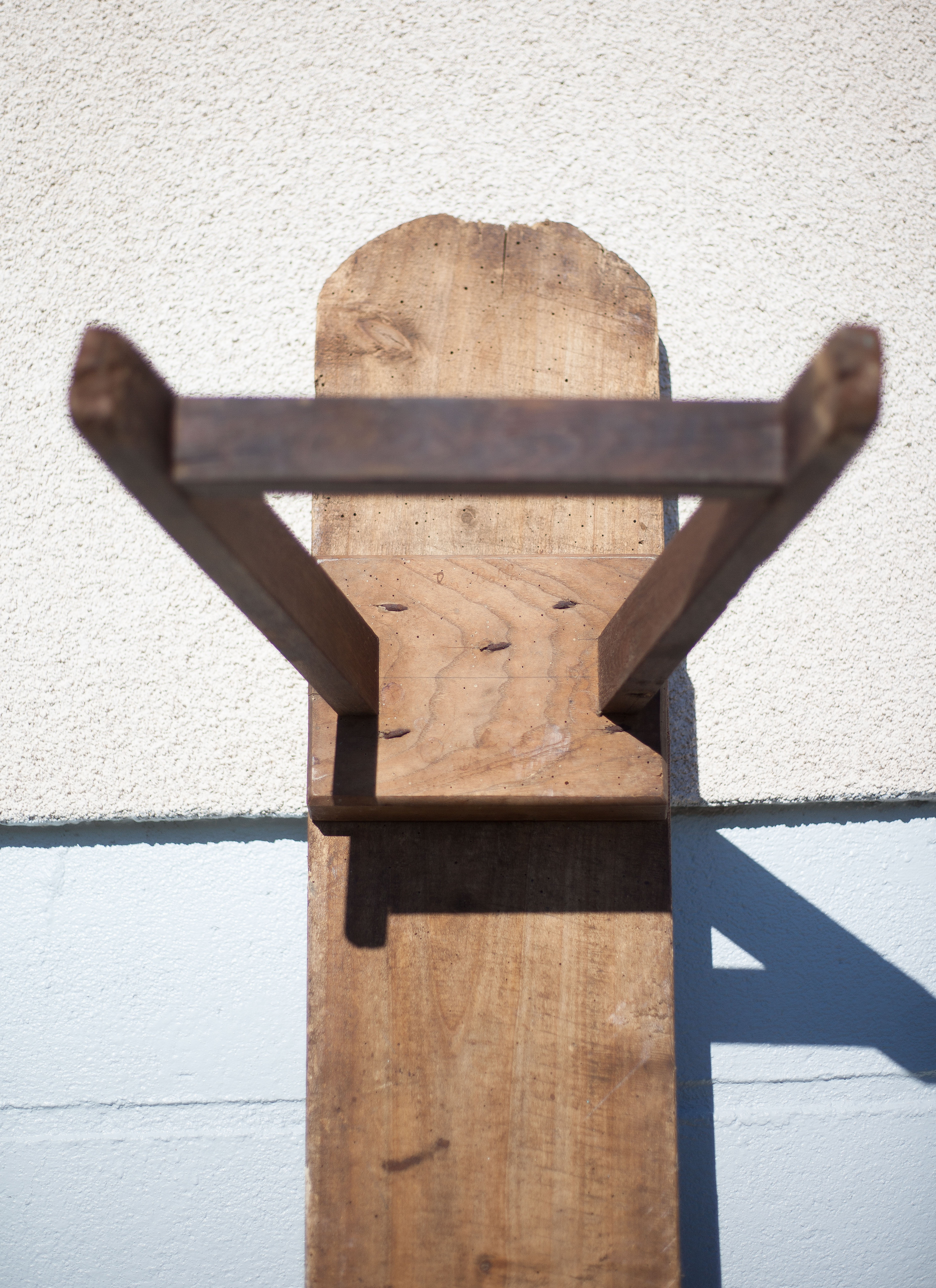 Old farm bench